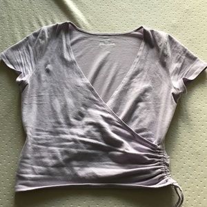 Hollister wrap top